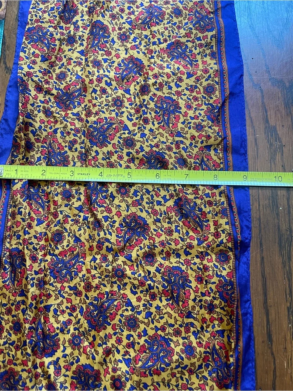 Set of #2  vintage long Sacha by 100% silk scarf